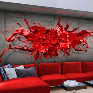 Fototapeta Bimago - Red Ink Blot + lepidlo zadarmo 300x210 cm