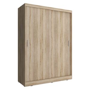 Šatníková skriňa Wiki 130, dub sonoma, 60x130x200