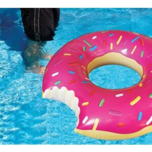 KIK Obrie nafukovacie Donut 60 cm, ružová, KX9789