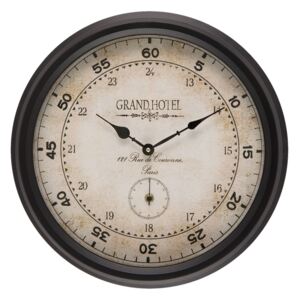 Vintage nástenné hodiny Grand Hotel - Ø 42 * 8 cm / 2xAA