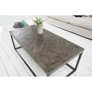 Sivý drevený konferenčný stolík Infinity 60 x 120 cm – 30 mm »