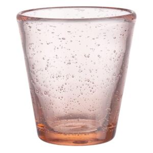 WATER COLOUR Sada pohárov 290 ml set 4 ks - pastelovo oranžová