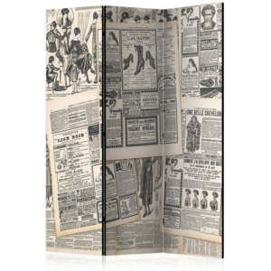 Paraván - Vintage Newspapers [Room Dividers] 135x172 7-10 dní