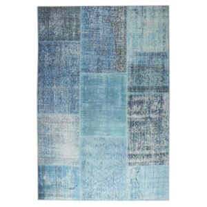 Modrý koberec Kaldirim, 155x230 cm