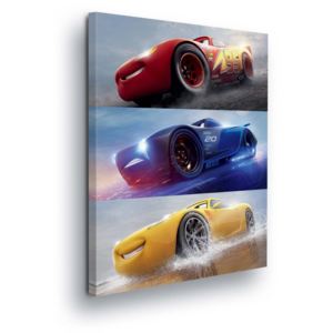 Obraz na plátne - MacQueen, Jackson Storm, Fiber Fuel Disney Cars 100x75 cm