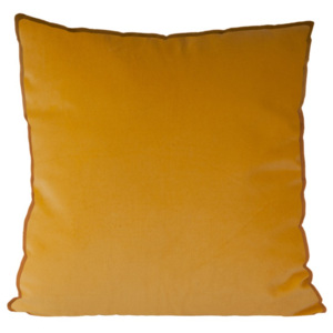 Žltý bavlnený vankúš PT LIVING, 60 × 60 cm