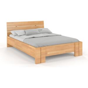 Manželská posteľ 160 cm Naturlig Tosen High (buk) (s roštom). Akcia -33%. Vlastná spoľahlivá doprava až k Vám domov
