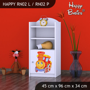 Regál Happy Biely RN02