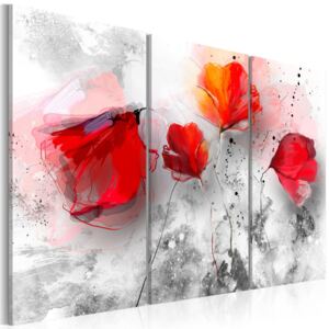Obraz na plátne Bimago - Poppies with finesse 60x40 cm