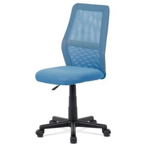 Detská kancelárska stolička KA-Z101 sieťovina / ekokoža Modrá