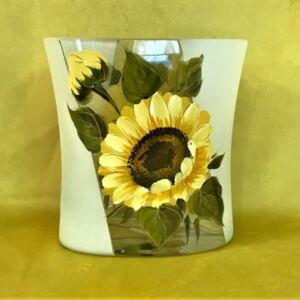 Darčeky.Online Maľovaná váza slnečnica