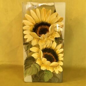 Darčeky.Online Ručne maľovaná váza Slnečnica