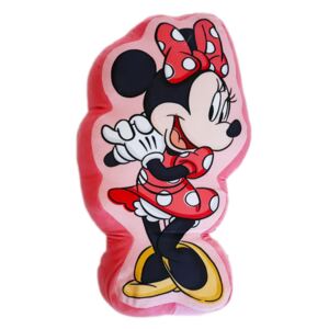 Setino Tvarovaný 3D detský vankúš \"Minnie Mouse\" - 37x24 cm - ružová