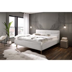 MEISE Čalúnená posteľ LOTTE 160x200 šedá, s úložným priestorom