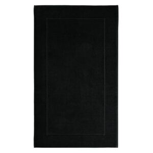 Kúpeľňová predložka čierna koberček 60x100cm LONDON