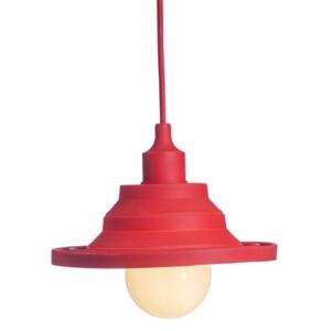 Rendl AMICI | závesná silikónová lampa Farba: Červená