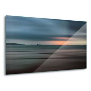 Sklenený obraz - The Painted Beach 4 x 30x80 cm