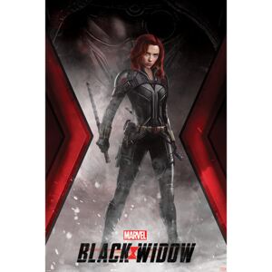 Plagát, Obraz - Black Widow - Widowmaker Battle Stance, (61 x 91,5 cm)
