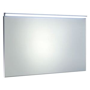 SAPHO - BORA zrcadlo v rámu 1000x600mm s LED osvětlením a vypínačem, chrom (AL716)