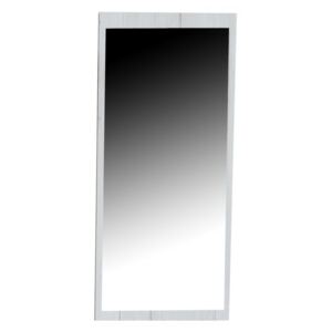 Velké zrcadlo na zeď 100 x 45 cm Dub bílý Monako