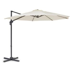 Blumfeldt Belo Horizonte, slnečník, 292 cm, polyester, UV 30, nepremokavý, krémový