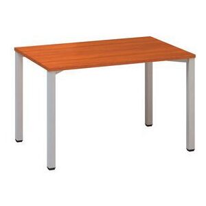 Kancelársky stôl Alfa 200, 120 x 80 x 74,2 cm, rovné vyhotovenie, dezén čerešňa, RAL9022