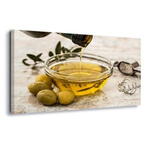 Obraz na plátne - Olive Oil 4 x 30x80 cm