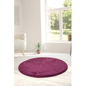Fialový koberec Milano, ⌀ 90 cm
