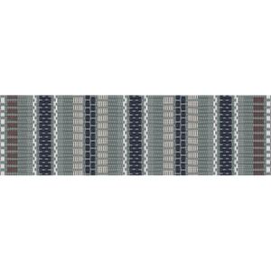 Obklad šedo-modrý vzhľad textilu 30x100cm WICKER GREY KEEKO