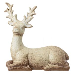 Kameninová adventní dekorace Deer Grey