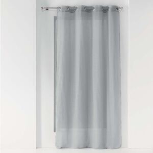 Záclona - Zazy Linen Effect Grey 140x240cm