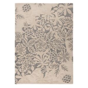 Sivý vlnený koberec Flair Rugs Loxley, 120 x 170 cm