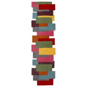Vlnený behúň Flair Rugs Abstract Collage, 60 x 230 cm