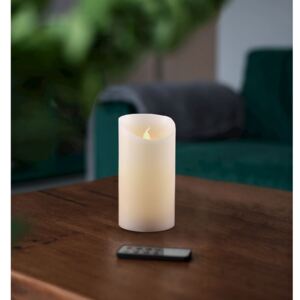 Svetelná sviečka s diaľkovým ovládačom DecoKing Subtle Love, výška 12,5 cm