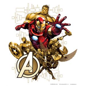 AG Design Avengers - nálepka na stenu 65x85 cm