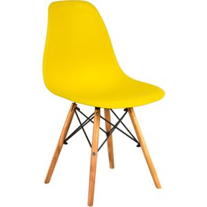 Aga Jedálenská stolička Yellow