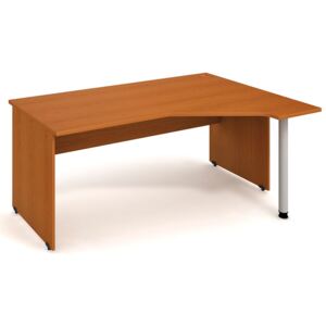Stôl ergo ľavý, 1800 x 1200 x 755 mm, buk
