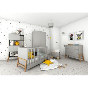 Drevko Detská izba Lotta (sivá)