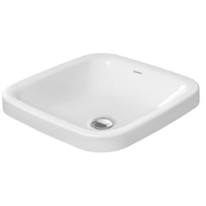 DURASTYLE Duravit DuraStyle - Vstavané umývadlo, hladké, 43x43 cm, biele 0372430000