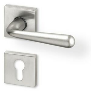 Dverové kovanie ACT Charlie R HR PK (MATNÝ NIKEL) - BB kľučka-kľučka otvor pre obyčajný kľúč/Matný nikel