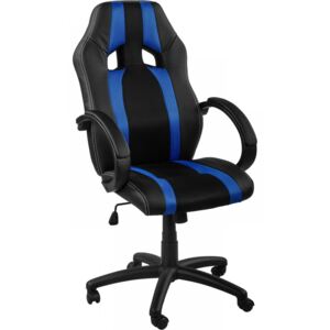 Goleto Kancelárska stolička GS Series | modro-čierna s pruhmi