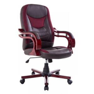 Goleto Kancelárska stolička Taurus | hnedo-červená
