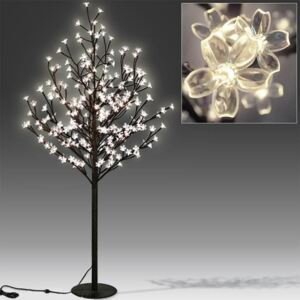 Goleto Dekoračný svietiaci LED stromček s 200 LED | teplá biela
