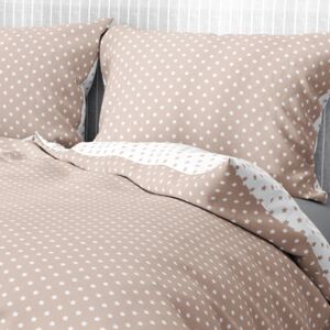 Goldea bavlnené posteľné obliečky - vzor 383 hviezdičky 140 x 220 a 70 x 90 cm