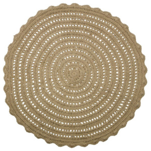 Okrúhly jutový koberec BePureHome Corn, Ø 150 cm