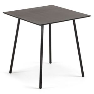 Čierny stôl La Forma Ulrich, 75 x 75 cm