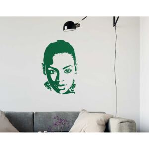GLIX Beyoncé - samolepka na zeď Svetlo zelená 40 x 60 cm