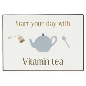 Plechová ceduľa Vitamin Tea (kód TYZDEN20 na -20 %)