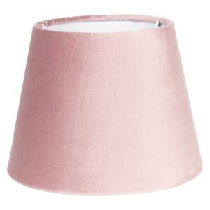 Ružové textilné tienidlo - Ø 25 * 18 cm