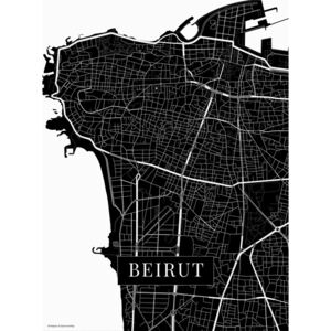Beirut black, (85 x 128 cm)